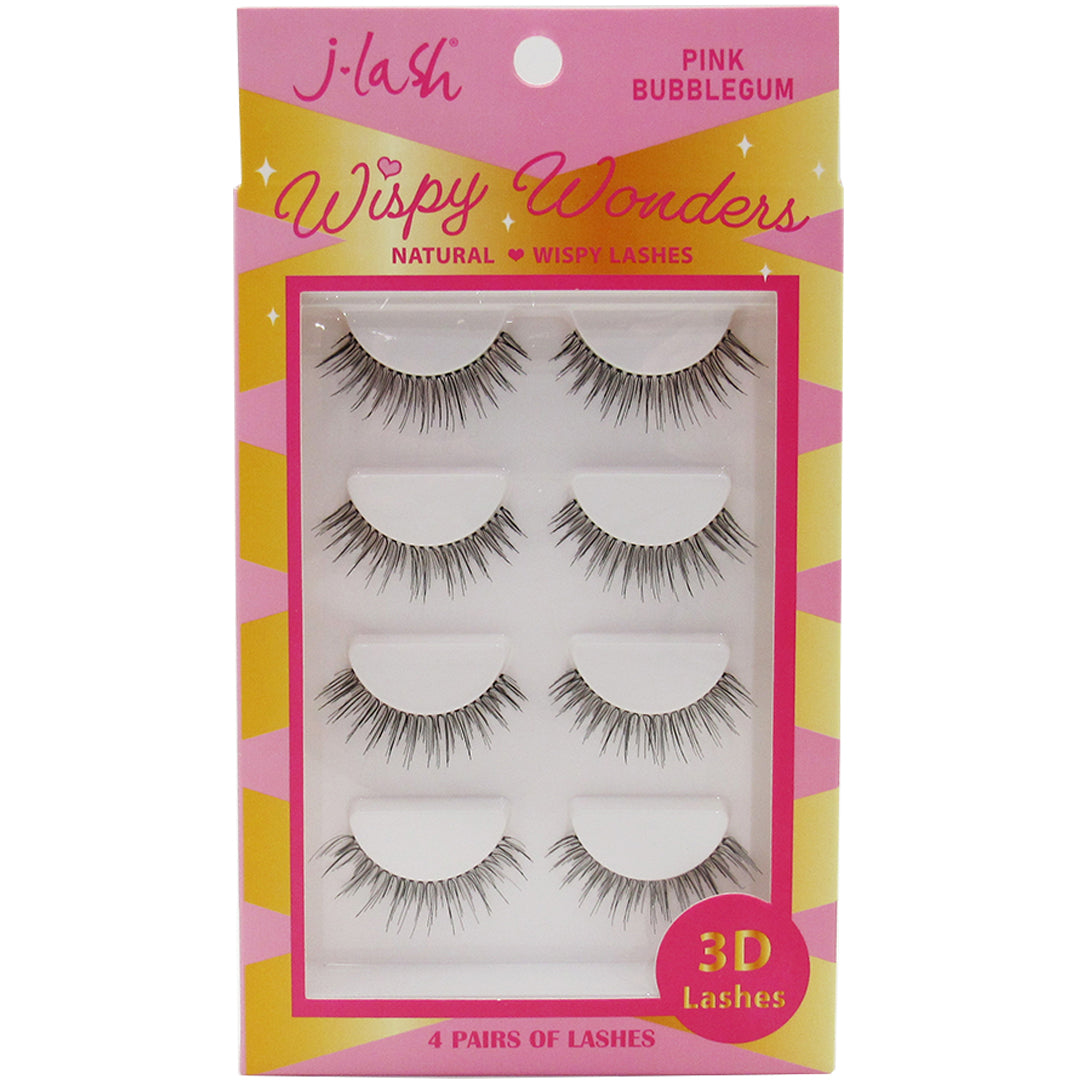 Wispy Wonder Lashes Pink Bubblegum J.Lash | Wholesale Makeup