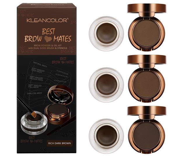 Kleancolor Best Brow Mates & Brow Powder Gel Kit | Wholesale Makeup