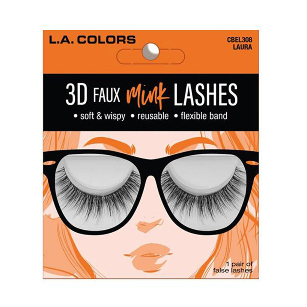 L.A. Colors Faux Mink Lashes Laura | Wholesale Makeup