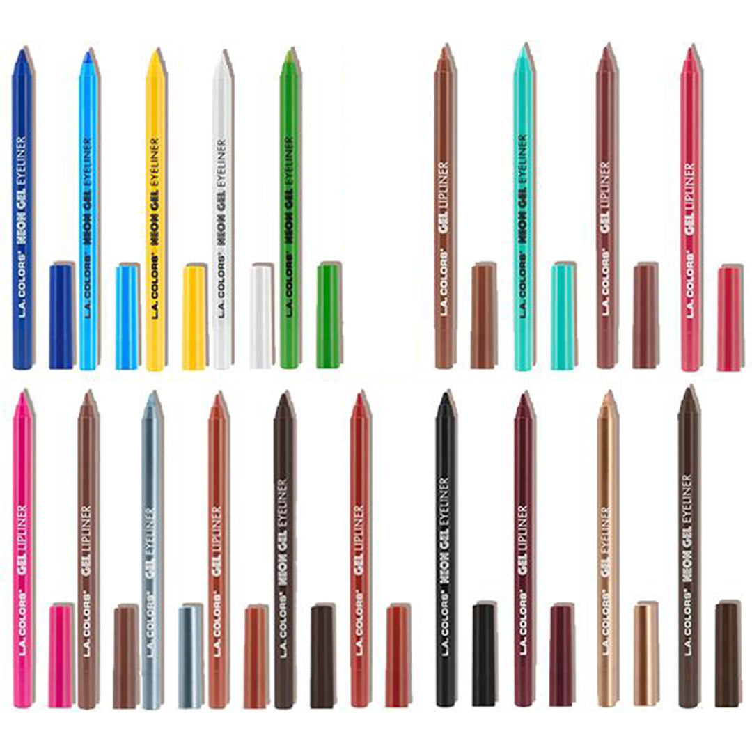 Gel Lip And Eye Liner Assorted - L.A. Colors | Wholesale Maekup