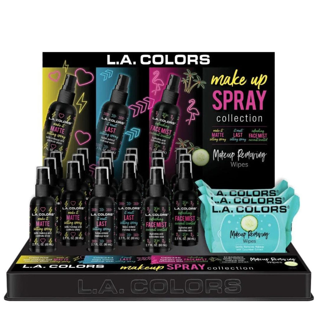 Makeup Sprays + Wipes - L.A. Colors | Wholesale Makeup