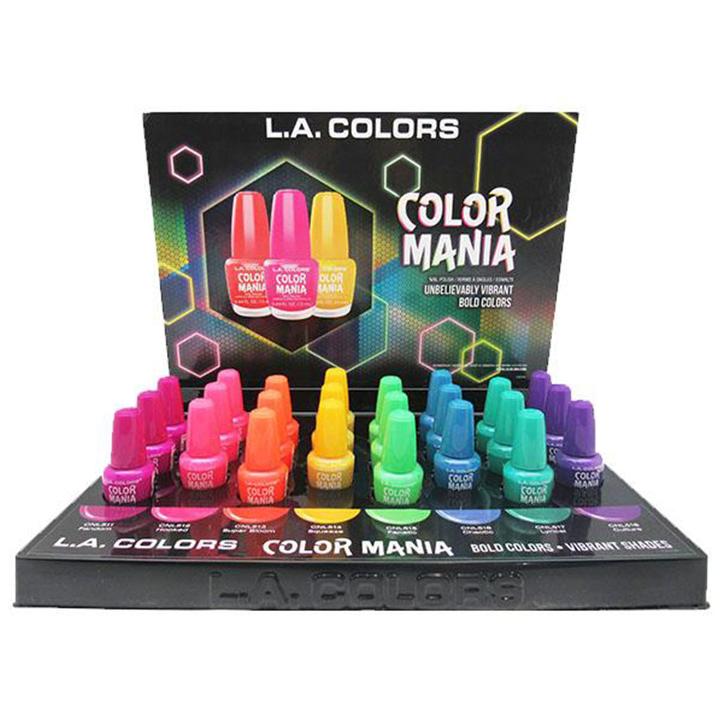 Color Mania Nail Polish - L.A. Colors | Wholesale Makeup