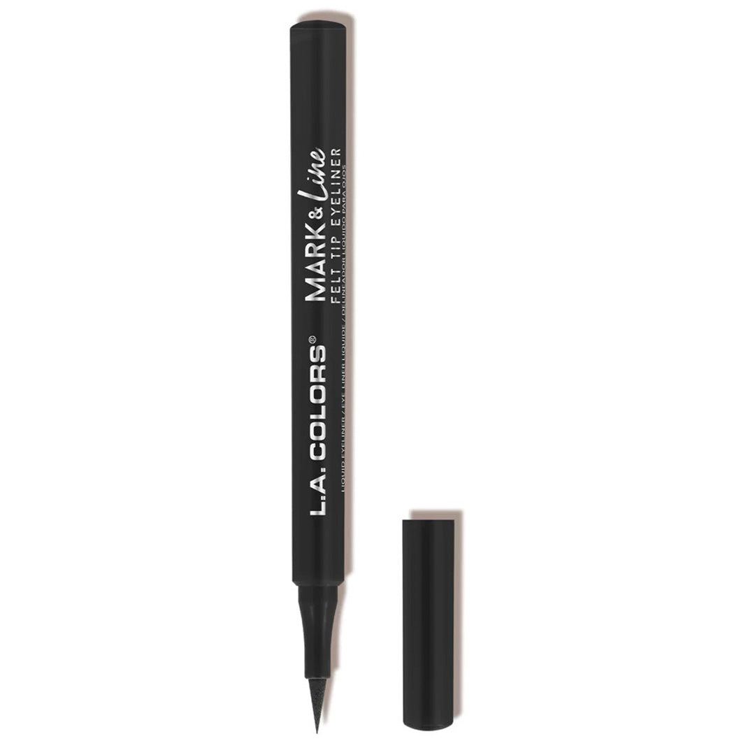 Mark & Line Felt Tip Eyeliner Black - L.A. Colors | Wholesale Makeup