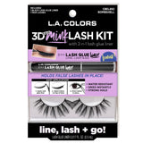 3D Faux Mink Lash Kit - L.A. Colors | Wholesale Makeup