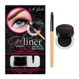 Gel Liner Kit Very Black - L.A Girl | Wholesale Makeup 