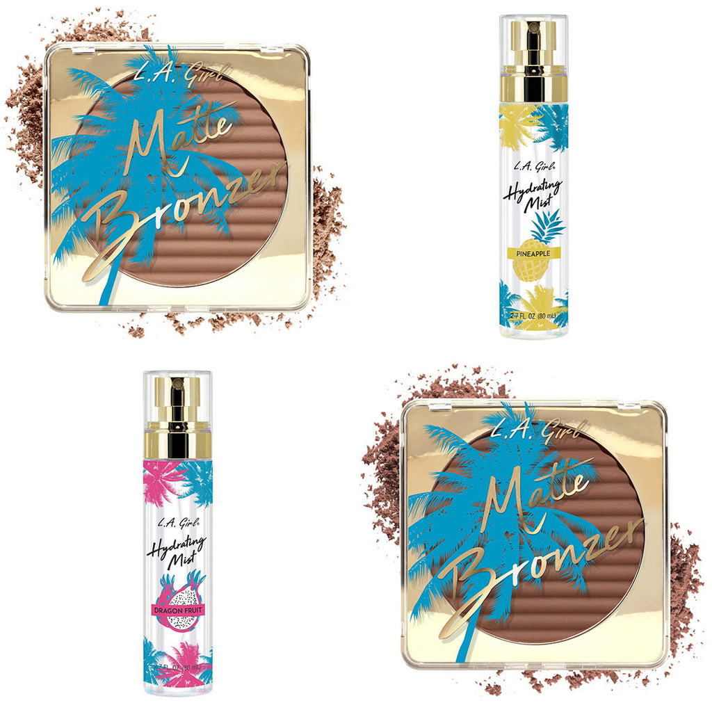 Matte Bronzer And Hydrating Mist Assorted L.A. Girl | Wholesale Makeup
