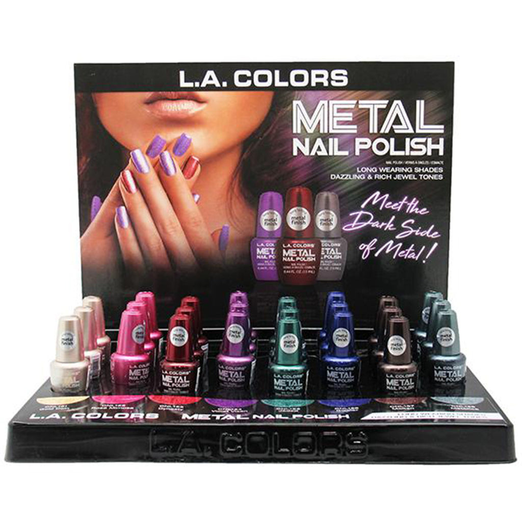 Dark Metal Nail Polish - L.A. Colors | Wholesale Makeup 