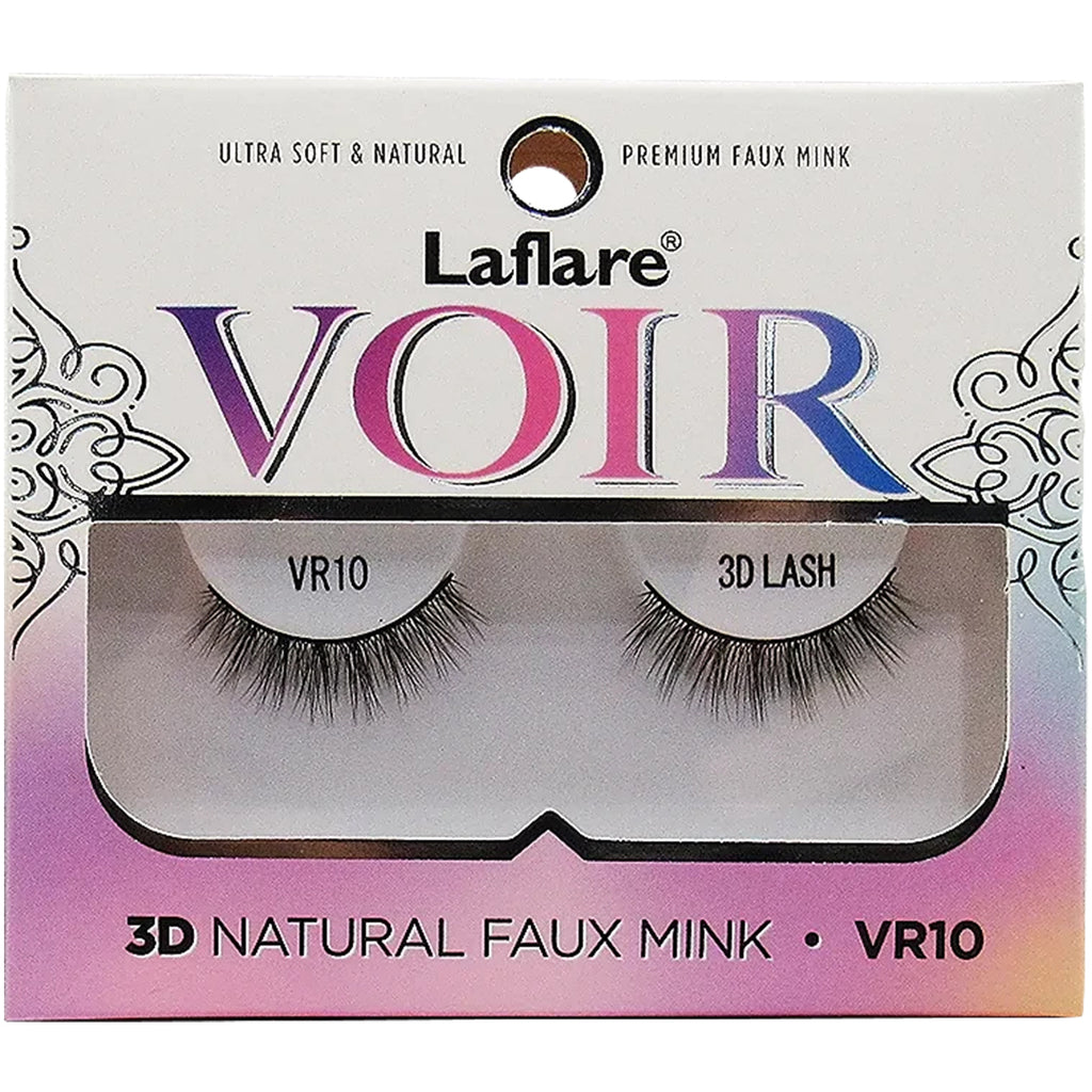 3D Natural Faux Mink Lashes - Laflare | Wholesale Makeup