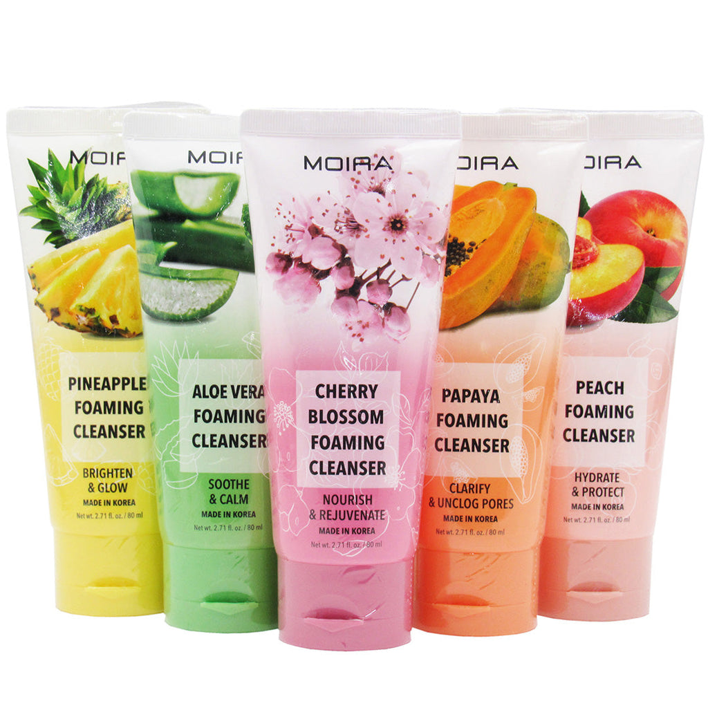 Foaming Cleanser Assorted Moira Beauty | Wholesale Makeup