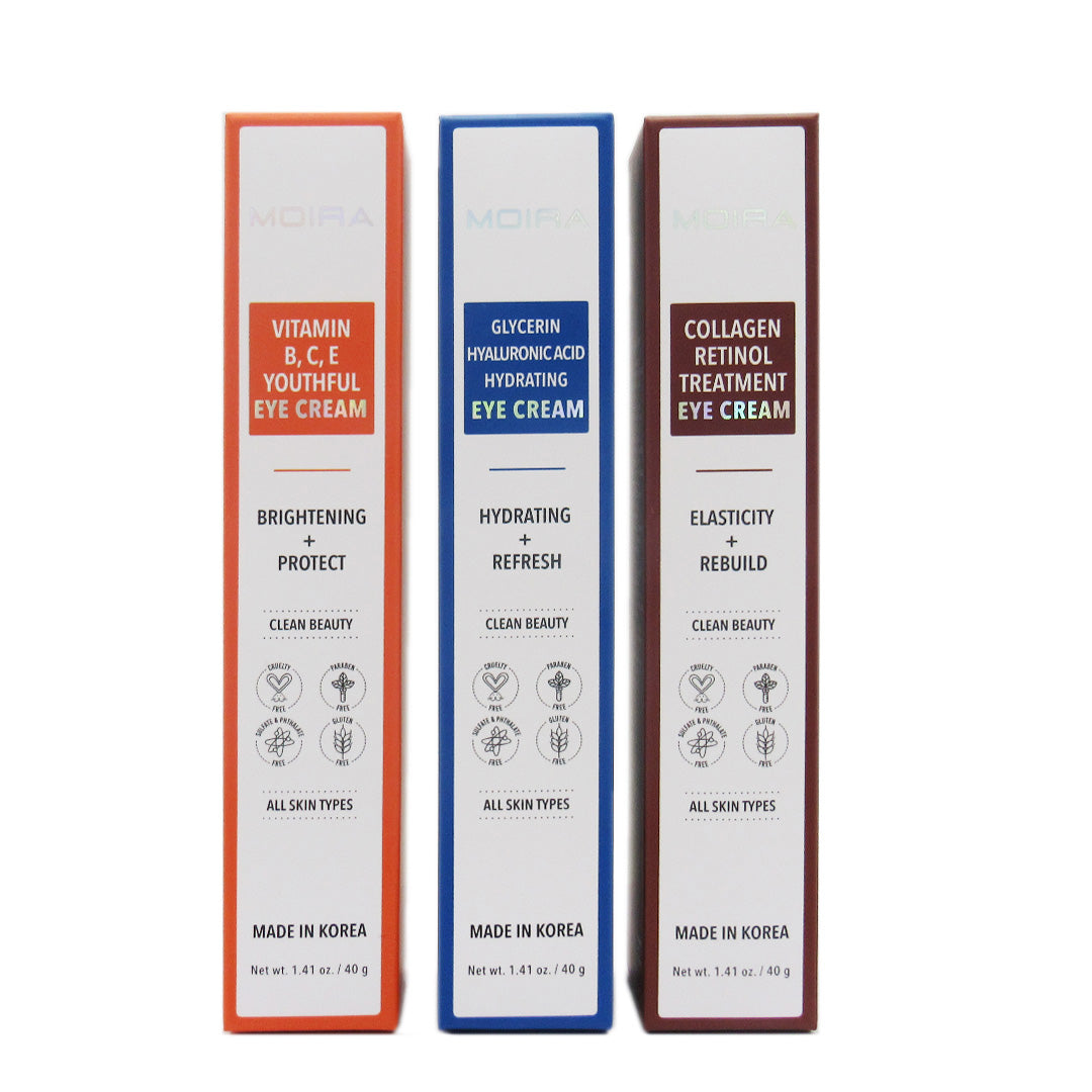 Eye Cream Assorted Moira Beauty | Wholesale Makeup