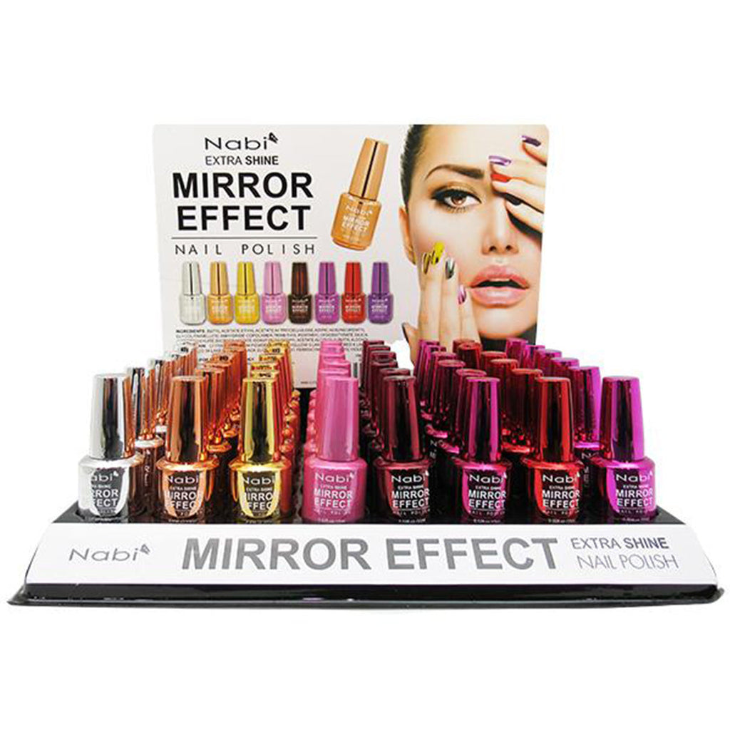 Mirror Effect 8 Color Set Nail Polish - Nabi | Wholesale Makeup