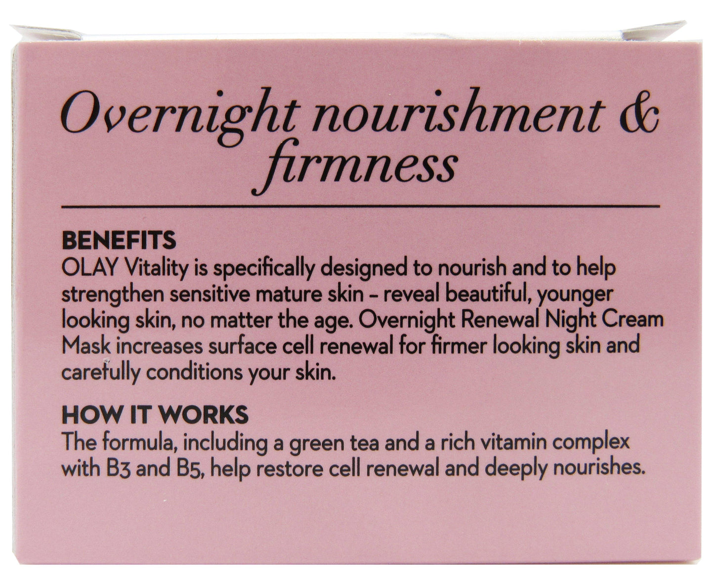 Renewing Night Mask - Olay Vitality | Wholesale Makeup