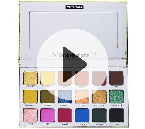 Doppelgangsta 18 Color Eyeshadow - Perplex | Wholesale Makeup