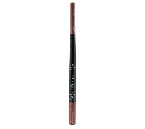 2 IN 1 Eyebrow Pencil Medium Brown - Prolux | Wholesale Makeup