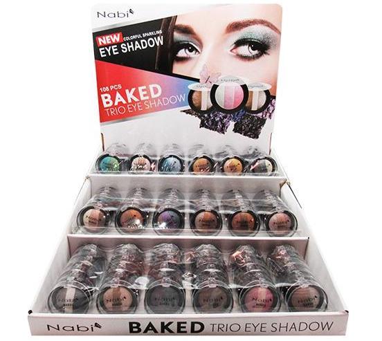 Baked Trio Eyeshadow - Nabi | Wholesale Makeup 