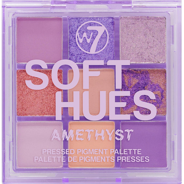 Soft Hues Pressed Pigment Palette Amethyst W7 | Wholesale Makeup