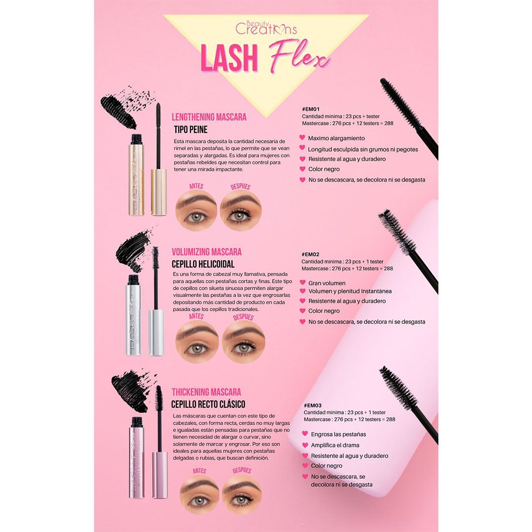 Lash Flex Thickening Mascara - Beauty Creations | Wholesale Makeup
