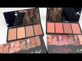 L.A. Girl Fanatic Blush & Highlighter Palette - Wholesale 4 Units (GPD341)