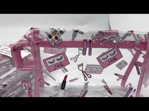 J.Lash Makeup Bag Clear - Wholesale 5 Units (MB10)