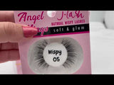 J.Lash Angel Wings Natural Wispy Lashes 05 - Wholesale Pack 12 Units (AW-WISPY05)